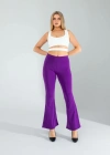 Mor İspanyol Paça Tayt