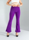 Mor İspanyol Paça Tayt