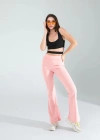 Pembe İspanyol Paça Tayt