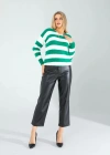 Yeşil Çizgili Triko