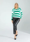 Yeşil Çizgili Triko