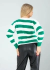 Yeşil Çizgili Triko