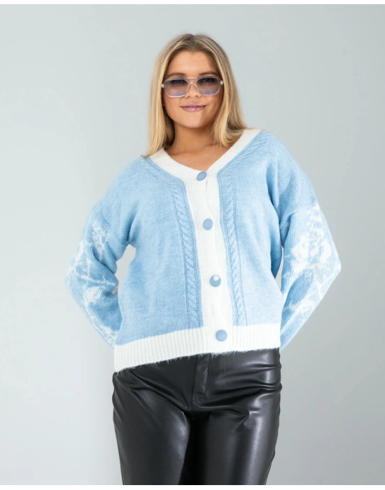 Bebe Mavi Triko Hırka