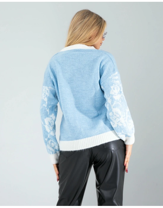 Bebe Mavi Triko Hırka