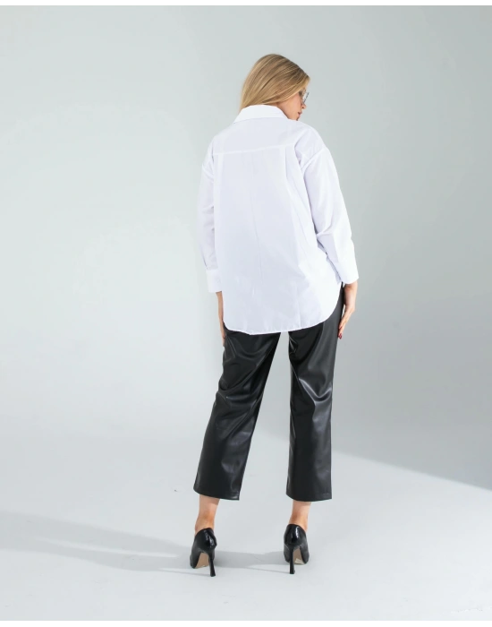 Beyaz Regular Fit Gömlek