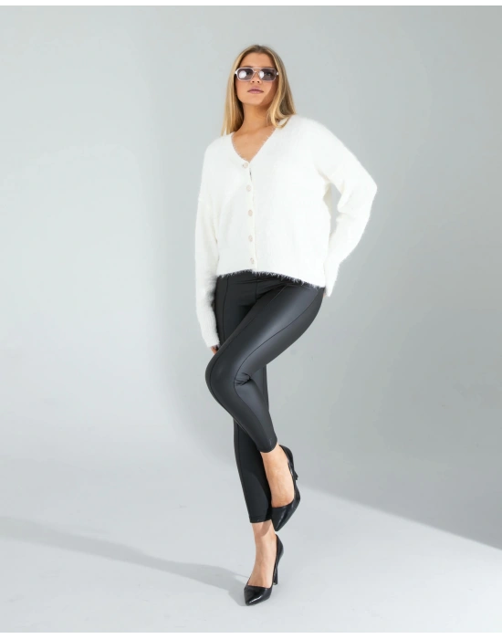 Beyaz Sakal Triko Hırka