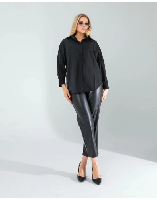 Siyah Regular Fit Gömlek