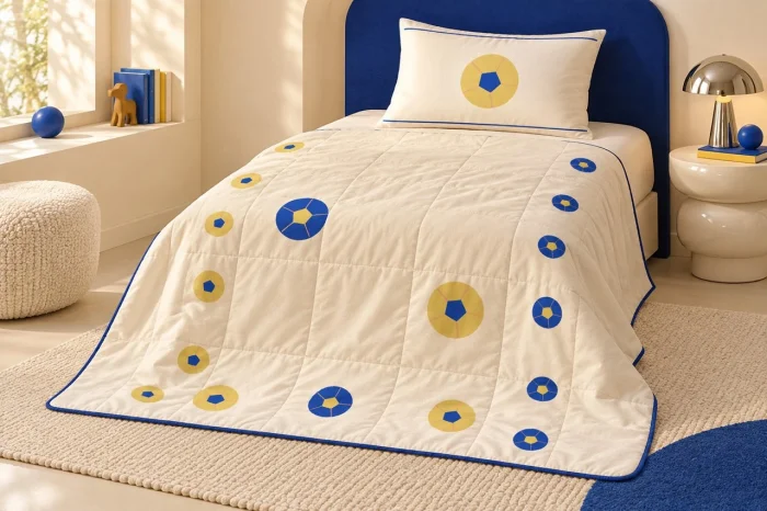 Kupa Rotası / Kapitone Pike · Erkek Çocuk · Tek kişilik · 170 × 220 cm