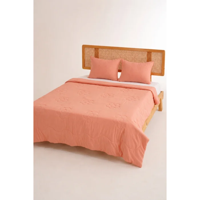 Flora Somon İnce Kapitoneli Uyku Seti Tek Kişilik 180x235 1 Adet Yastık Alezi