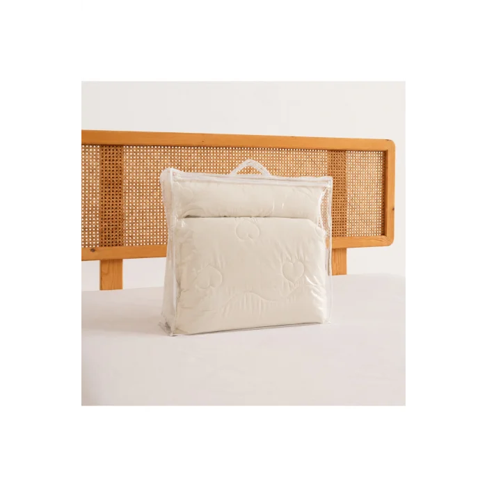 Lovea Bej Kapitoneli Pike Takımı Çift Kişilik 220x235
