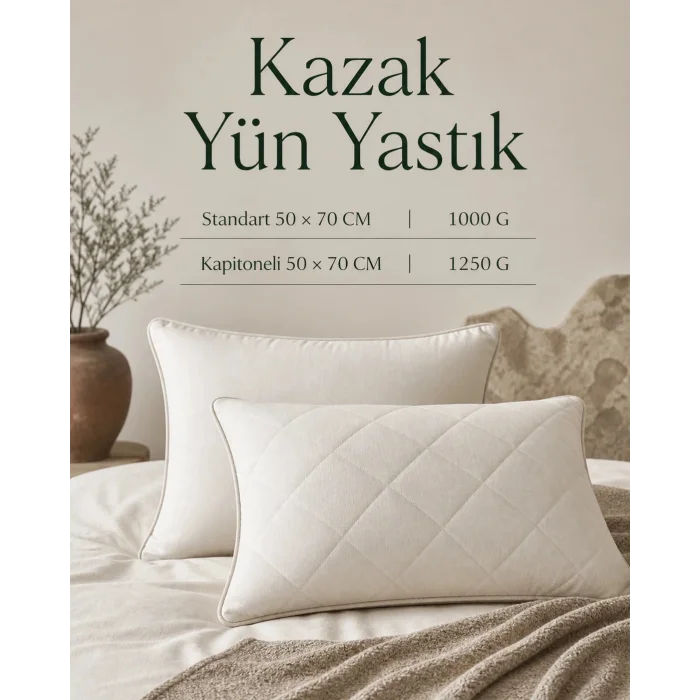 Kazak Yün Yastık
