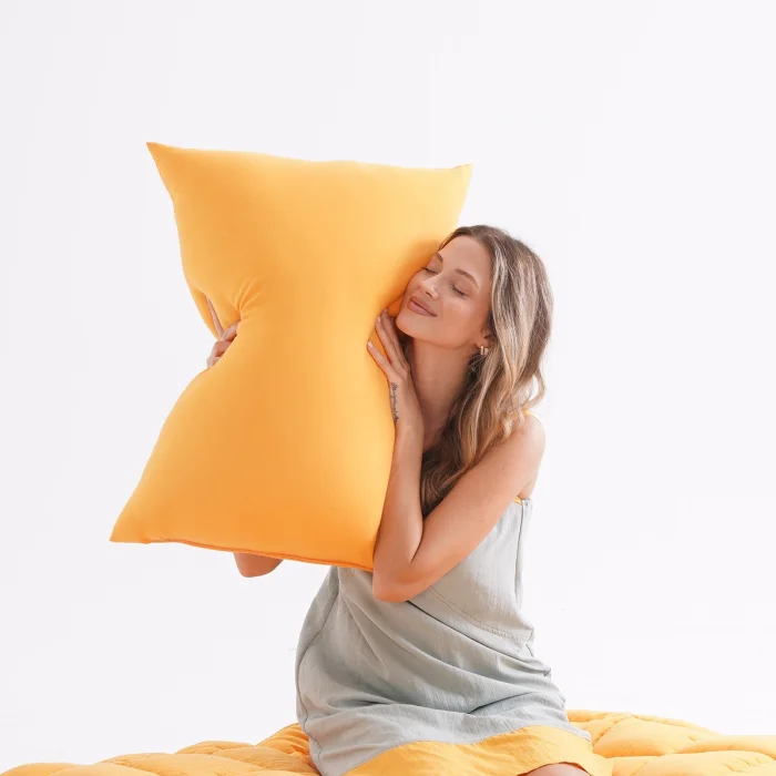 Sarı Double Face Mikrojel Yastık