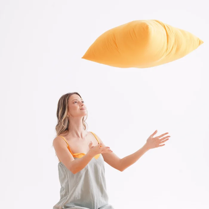 Sarı Double Face Mikrojel Yastık