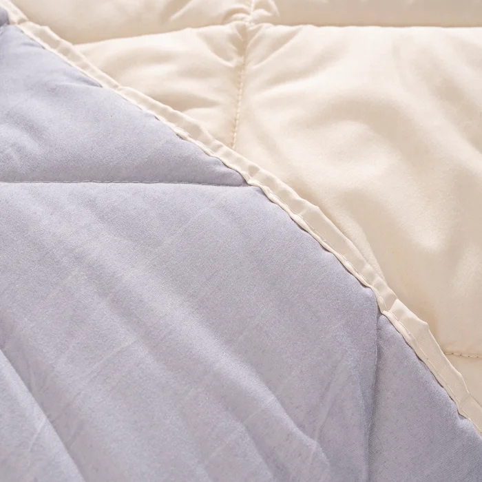 Soft Comfort Yorgan Double Face Mor & Krem