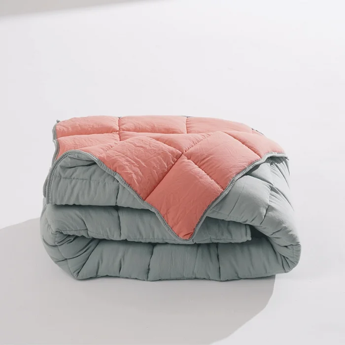 Soft Comfort Yorgan Double Face Toz Mavi & Pembe