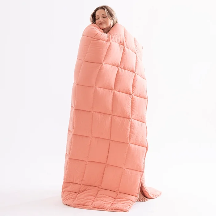 Soft Comfort Yorgan Double Face Toz Mavi & Pembe