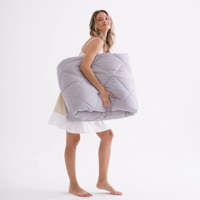 Soft Comfort Yorgan Mor