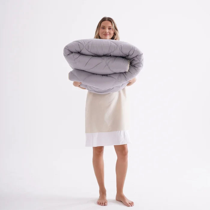 Soft Comfort Yorgan Mor