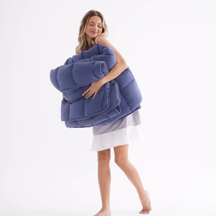 Soft Comfort Yorgan Lacivert