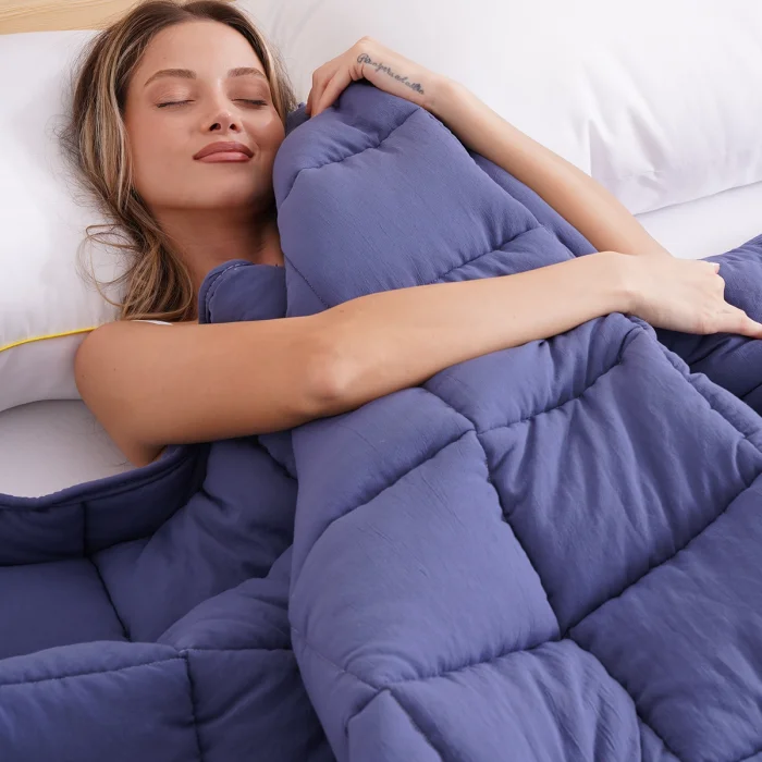 Soft Comfort Yorgan Lacivert