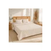 Liora Bej Kapitoneli Yatak Örtüsü Seti Çift Kişilik 220x235