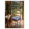 Pastello Pofidik Sandalye Minderi 40x40 Bağcıklı 4 Puntolu Silikon Dolgulu Pamuk Bahçe Balkon Tekli