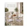 Pastello 4lü Sandalye Minderi 40x40 Bağcıklı Pofidik Silikon Dolgulu Yıkanabilir Bahçe Balkon