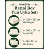 Anadolu Battal Boy Yün Uyku Seti
