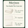 Merinos Tek Kişilik Yün Uyku Seti