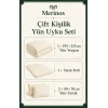 Merinos Çift Kişilik Yün Uyku Seti