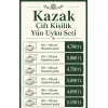 Kazak Çift Kişilik Yün Uyku Seti