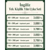 İngiliz Tek Kişilik Yün Uyku Seti