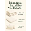 İskandinav Battal Boy Yün Uyku Seti