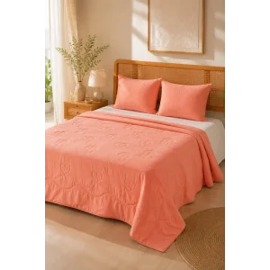 Bloomy Somon İnce Kapitoneli Uyku Seti Tek Kişilik 180x235