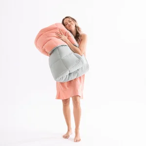 Soft Comfort Yorgan Double Face Toz Mavi & Pembe