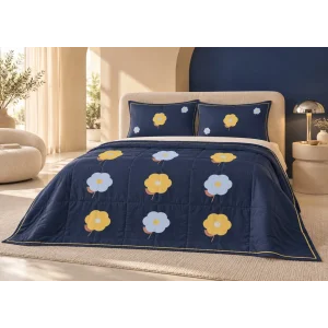 Gece Modern Bahçe / Kapitone Pike · Çift kişilik · 200 × 220 cm