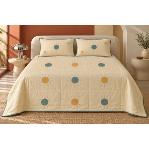 Gece Güneş Formu / Kapitone Pike · Çift kişilik · 200 × 220 cm