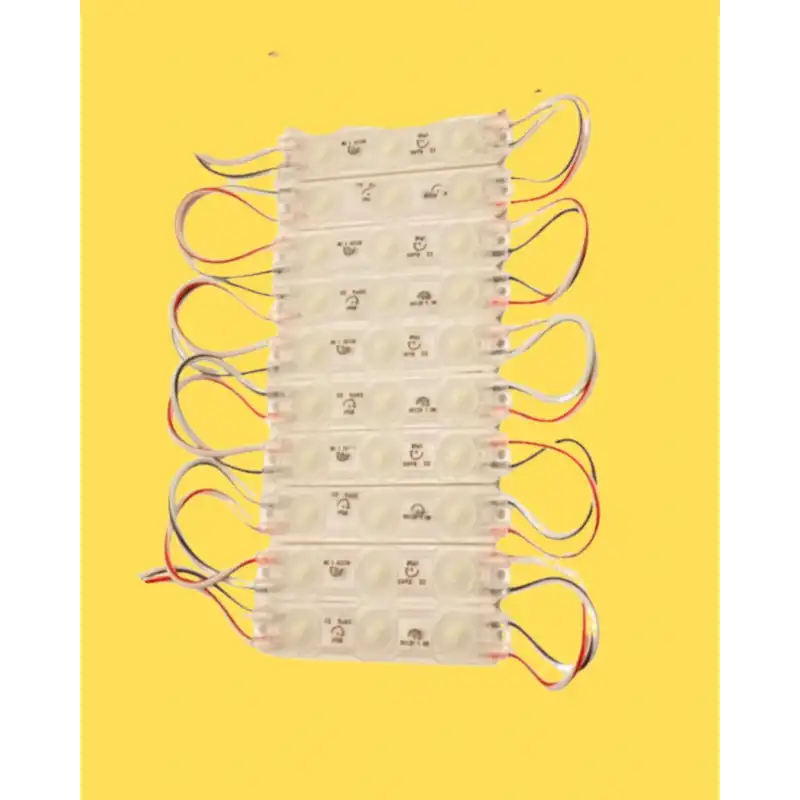 10 Adet 12 Volt 1.5 Watt 3 Lensli 3000 K Günışığı 2835 SMD Led Modül IP65