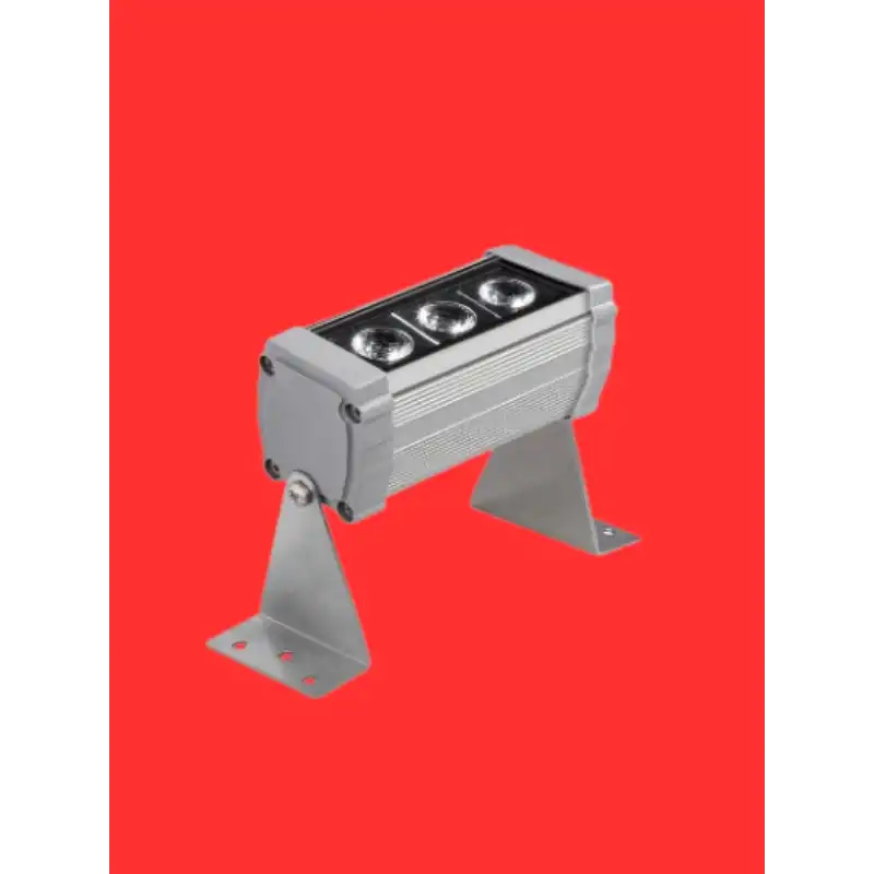 10 cm 3 Watt Kırmızı Işık Wallwasher Duvar Boyama IP65