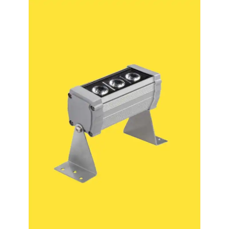 10 cm 3 Watt Sarı Amber Işık Wallwasher Duvar Boyama IP65