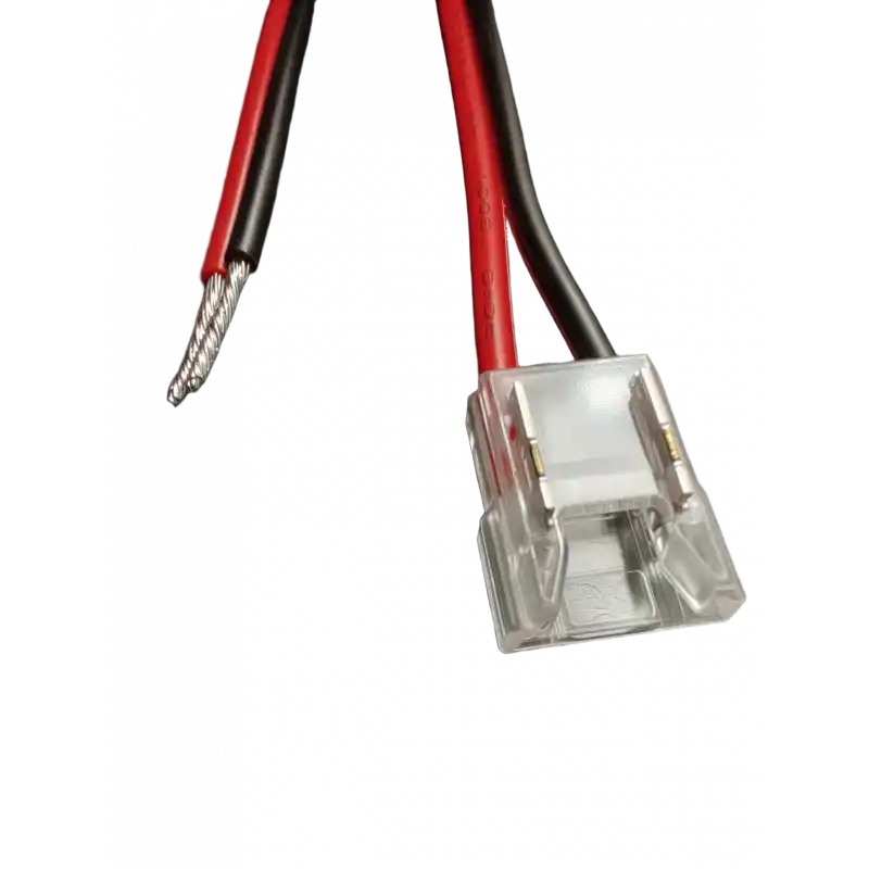 10 mm Smd ve Cob Şerit LED Voltaj Güç Kablosu 10 Adet