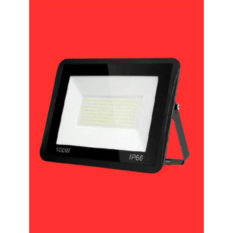 100 Watt Siyah Slim Kasa Kırmızı Işık IP65 Led Projektör