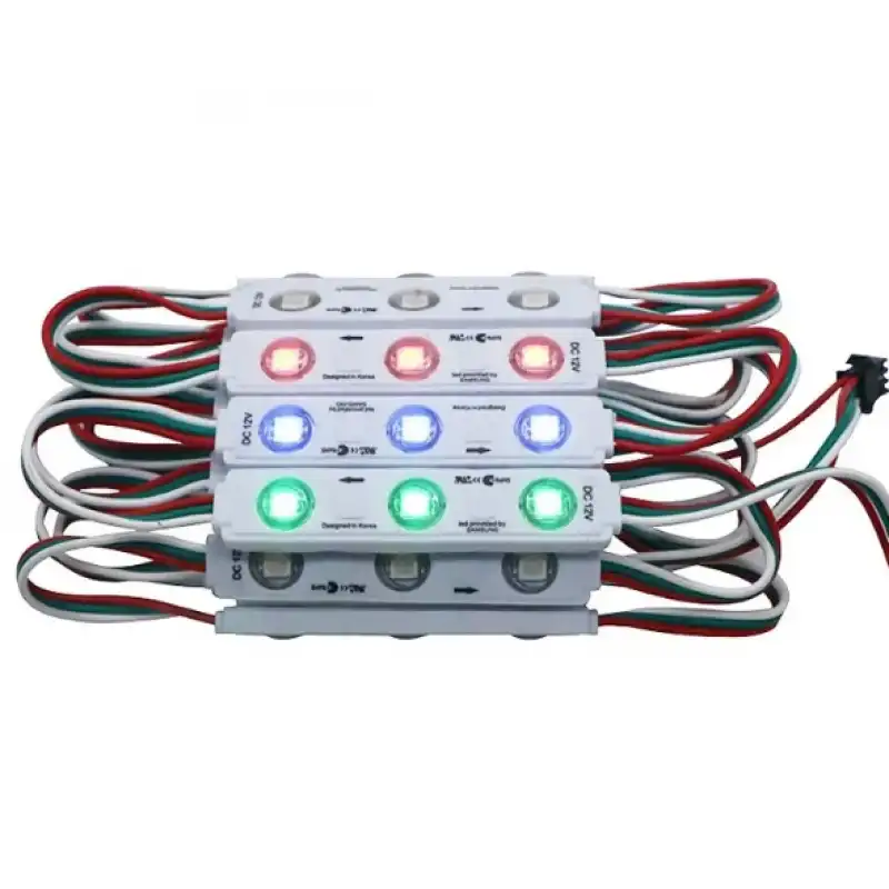 12 V 1,5 Watt  Argb 5050 Pixel Cob Led Modül IP65 20 Adet Modül