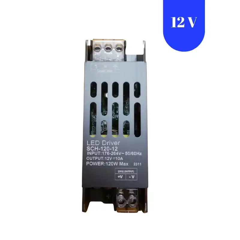 12 Volt 10 Amper Ultra İnce Slim Metal Kasa Trafo