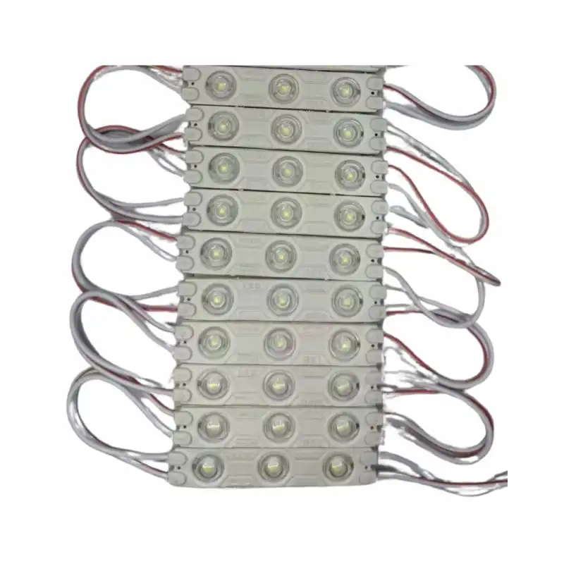 12 Volt 1.2 Watt 3 Lensli Beyaz 2835 SMD Led Modül IP65 10 Adet Modül