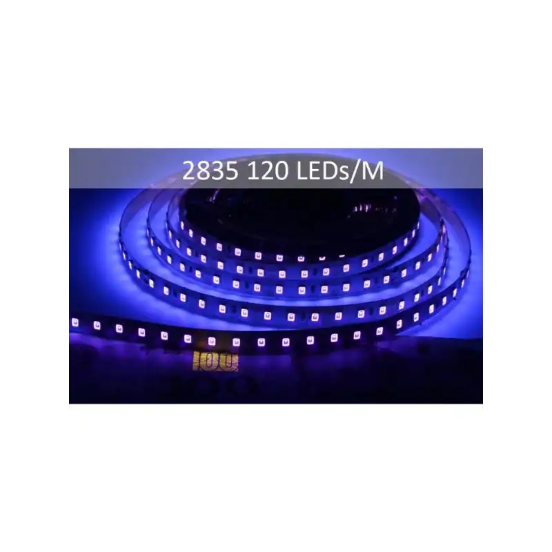 12 Volt 120 Ledli 2835 SMD UV Silikonlu Dış Mekan 5 Metre Şerit Led