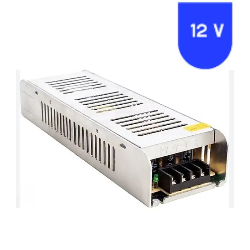 12 Volt 16.5 Amper Slim Metal Kasa Trafo