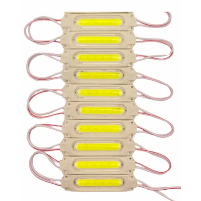 10 Adet 12 Volt 2 Watt Beyaz Cob Led Modül IP65