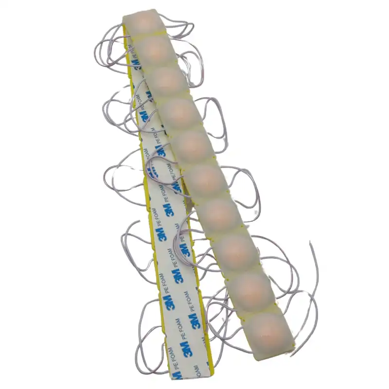 12 Volt 2 Watt Yeni Model Amber Sarı Cob Led Modül IP65 10 Adet Modül