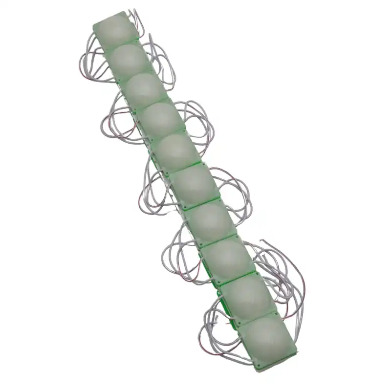12 Volt 2 Watt Yeni Model Yeşil Cob Led Modül IP65 10 Adet Modül